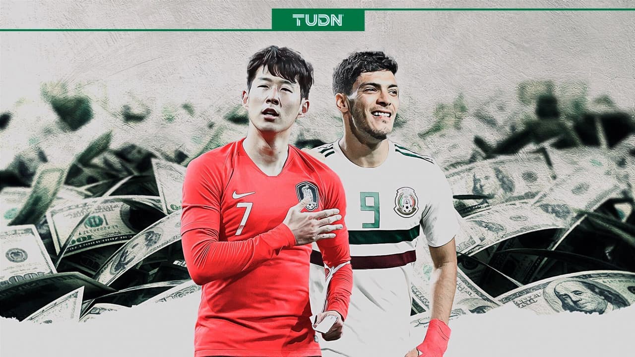 La plantilla de México es casi es el doble más valiosa que la de Corea del Sur