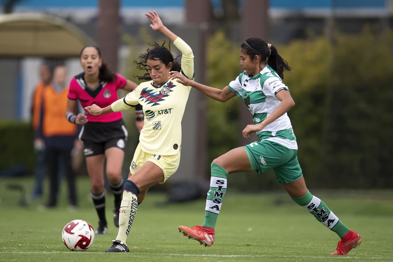 ¡Partidazo en Coapa! Duelo de poder a poder entre el América y las Guerreras del Santos Femenil que nos deleitó con una feria de goles.