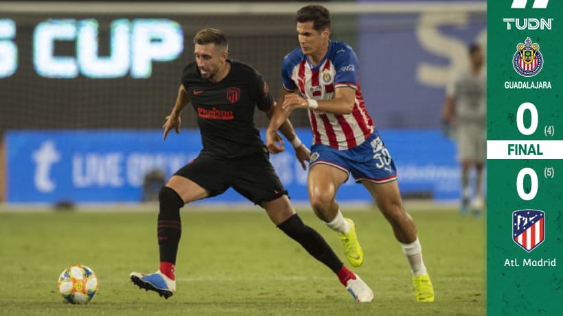 Chivas vuelve a caer, esta vez, en penales ante Atlético de Madrid