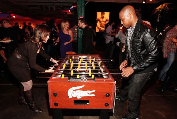 La fiesta que dio la marca Lacoste también tuvo mucho éxito.