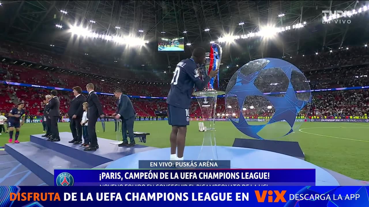 ¡Grítenlo, PSG! ¡Vuelve a levantar la Orejona de la Champions League y son BICAMPEONES!