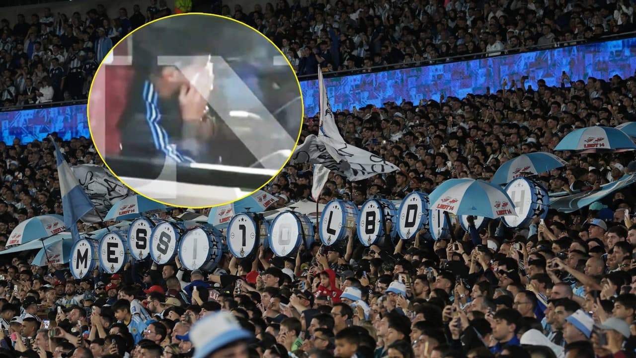 Lionel Messi llora en el traslado del autobús al estadio para el partido del adiós de Argentina