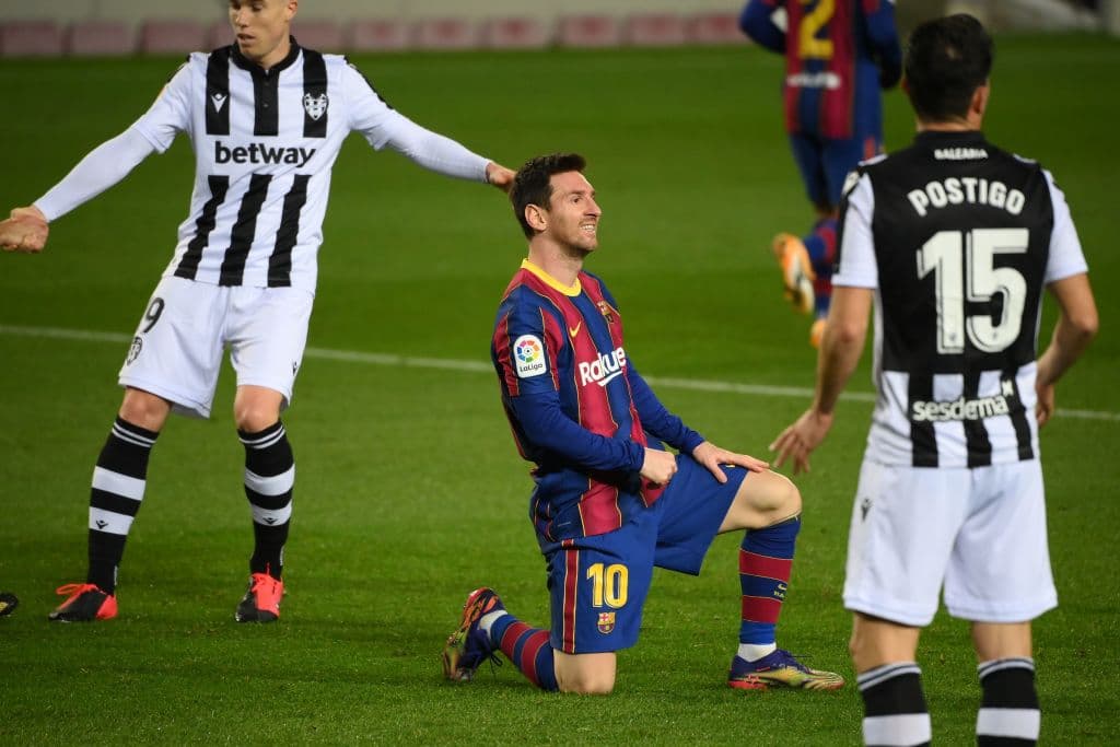 Con gol de Lionel Messi, Barcelona vence por la mínima al Levante durante la décima jornada de La Liga. El argentino sumó su gol número 600 con el club culé