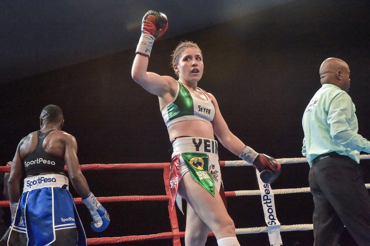 Yamileth mercado quiere boxear con hombres.