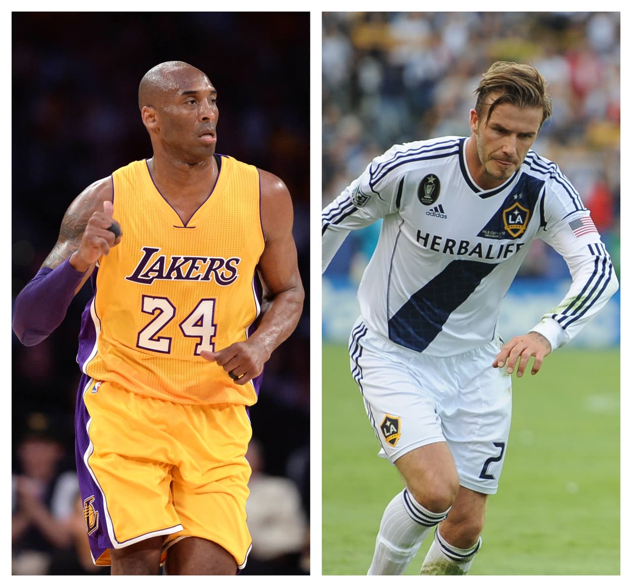 Kobe Bryant, David Beckham