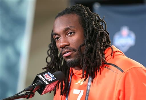 Checa el portafolio de imágenes del receptor egresado de Auburn y seleccionado por los Steelers, Sammie Coates (AP-NFL).