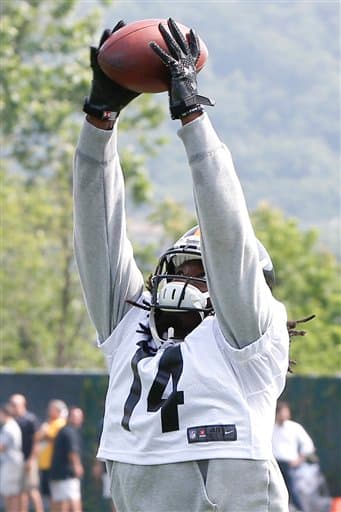 Checa el portafolio de imágenes del receptor egresado de Auburn y seleccionado por los Steelers, Sammie Coates (AP-NFL).
