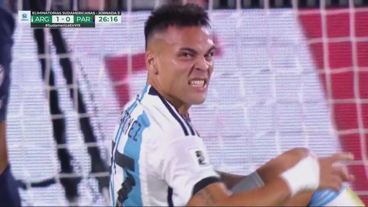 ¡Emoción que no cuenta! Tiro de Lautaro en fuera de juego