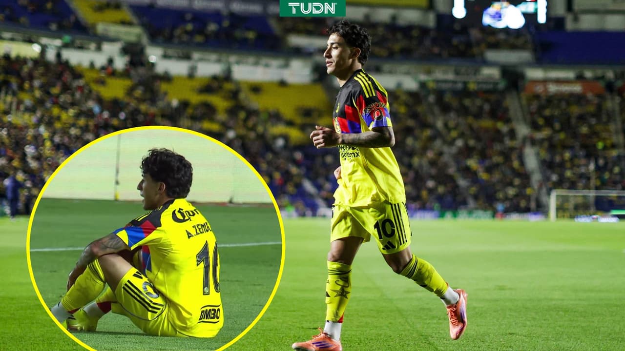 Alejandro Zendejas no pudo terminar el partido ante Monterrey por una posible lesión 