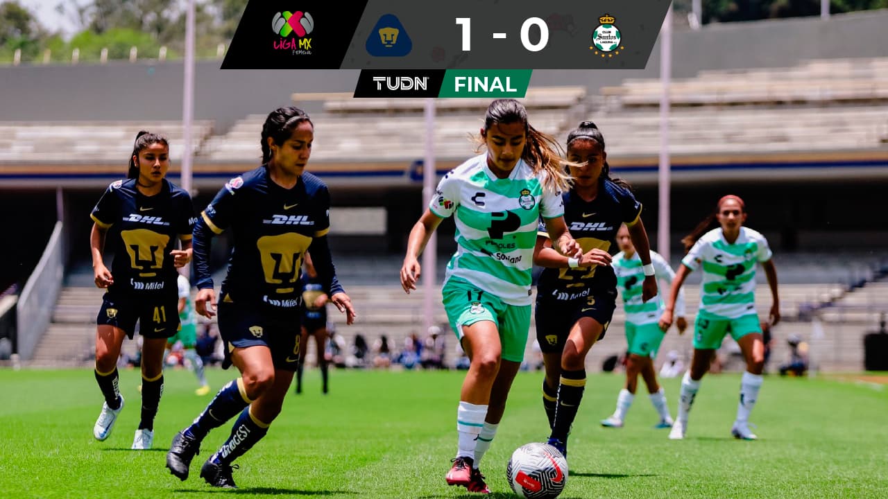 Liga MX Femenil: Pumas da concierto de errores, pero logra vencer a Santos