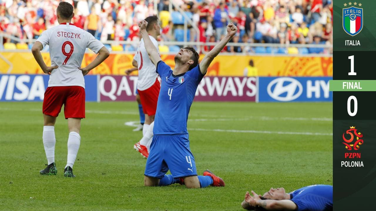 Italia dejó fuera a Polonia, anfitrión del Mundial Sub 20