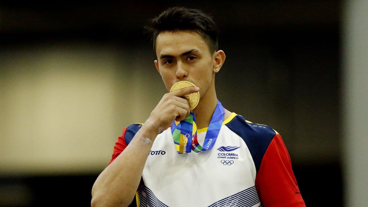 Jossimar Calvo ganó tres oros en Barranquilla 2018.