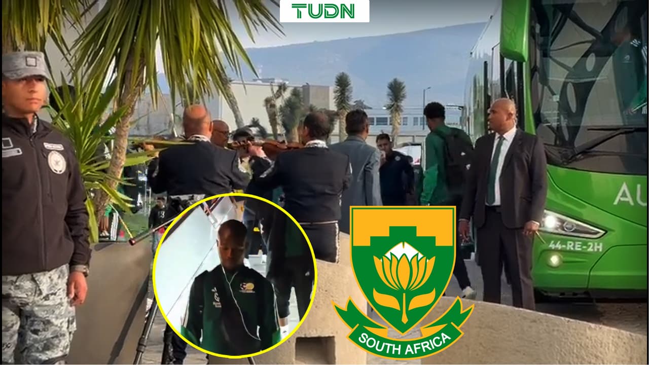 La selección de Sudáfrica llega México para jugar el Mundial 2026