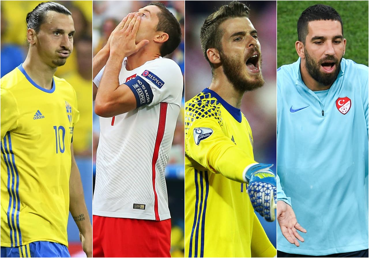 En la Euro 2016 en Francia ha habido jugadores que claramente no han cumplido con las expectativas que de ellos se formaron, aquí te mostramos una alineación de los menos destacados durante la primera fase del certamen: