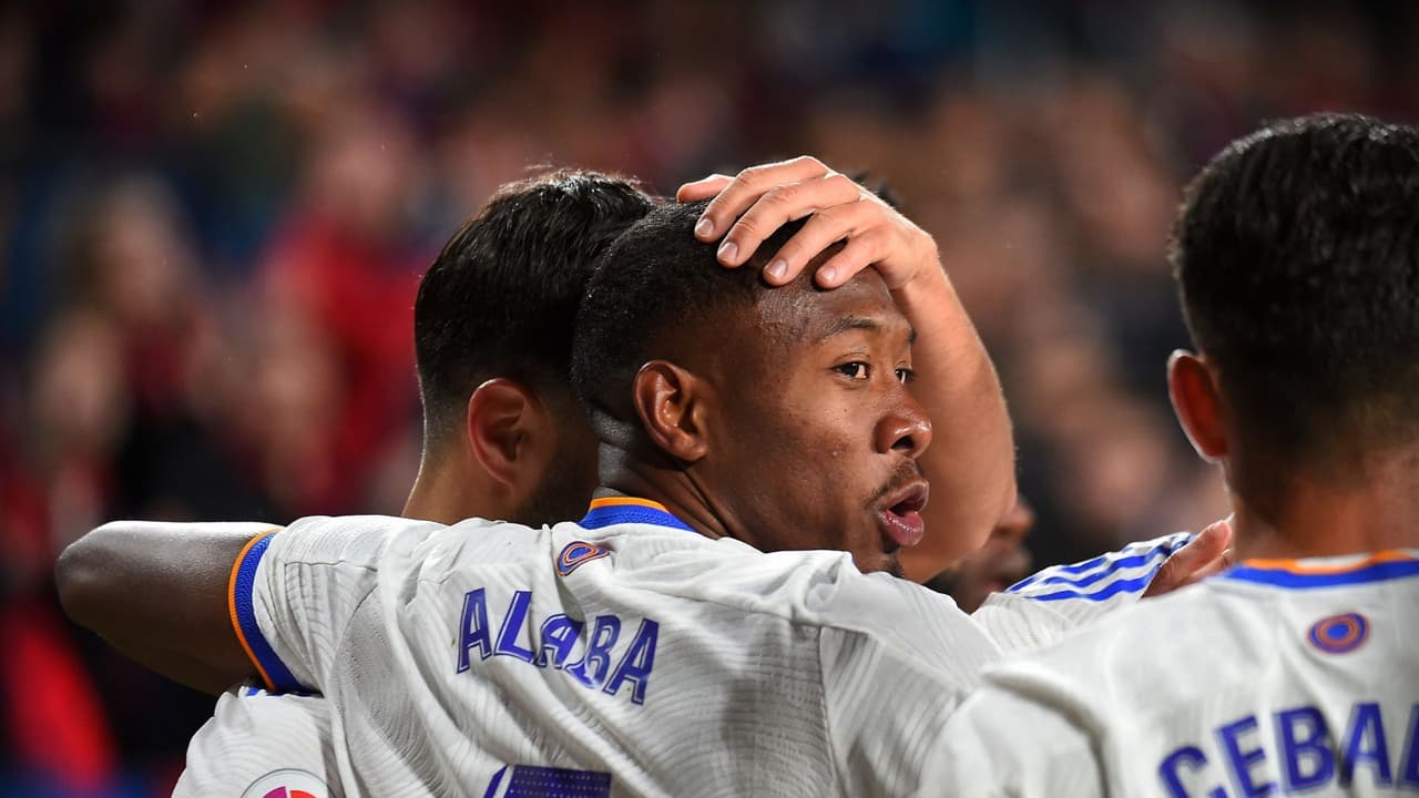 David Alaba ya está recuperado y volvió a entrenar con el Real Madrid