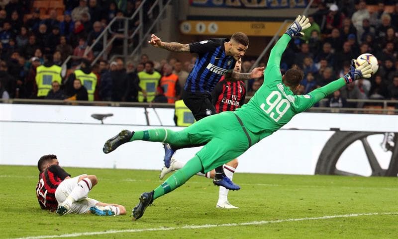 El hecho se presentó con el gol de Mauro Icardi al final del clásico contra Milán.