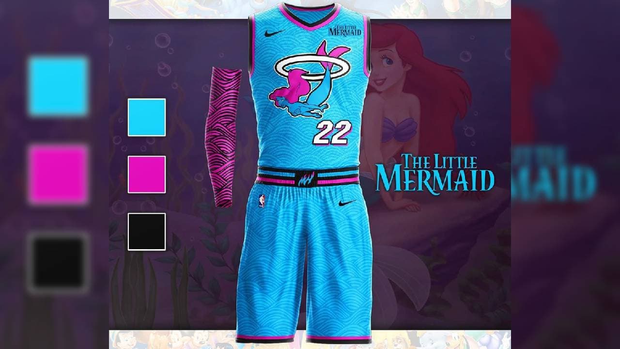 El Miami Heat fue privilegiado con 'The Little Mermaid' o 'La Sirenita', que no podía faltar en la propuesta de Halim.