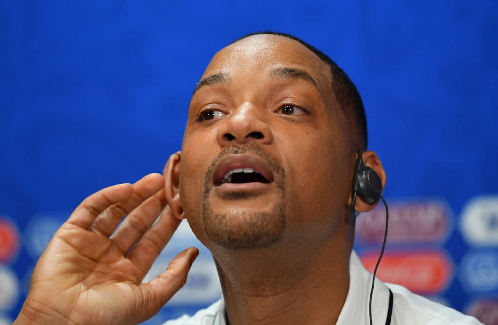 "El Mundial es uno de esos raros momentos de armonía global. Cuando Nicky Jam me lo propuso, no lo pensé dos veces", dijo Will Smith en la rueda de prensa.