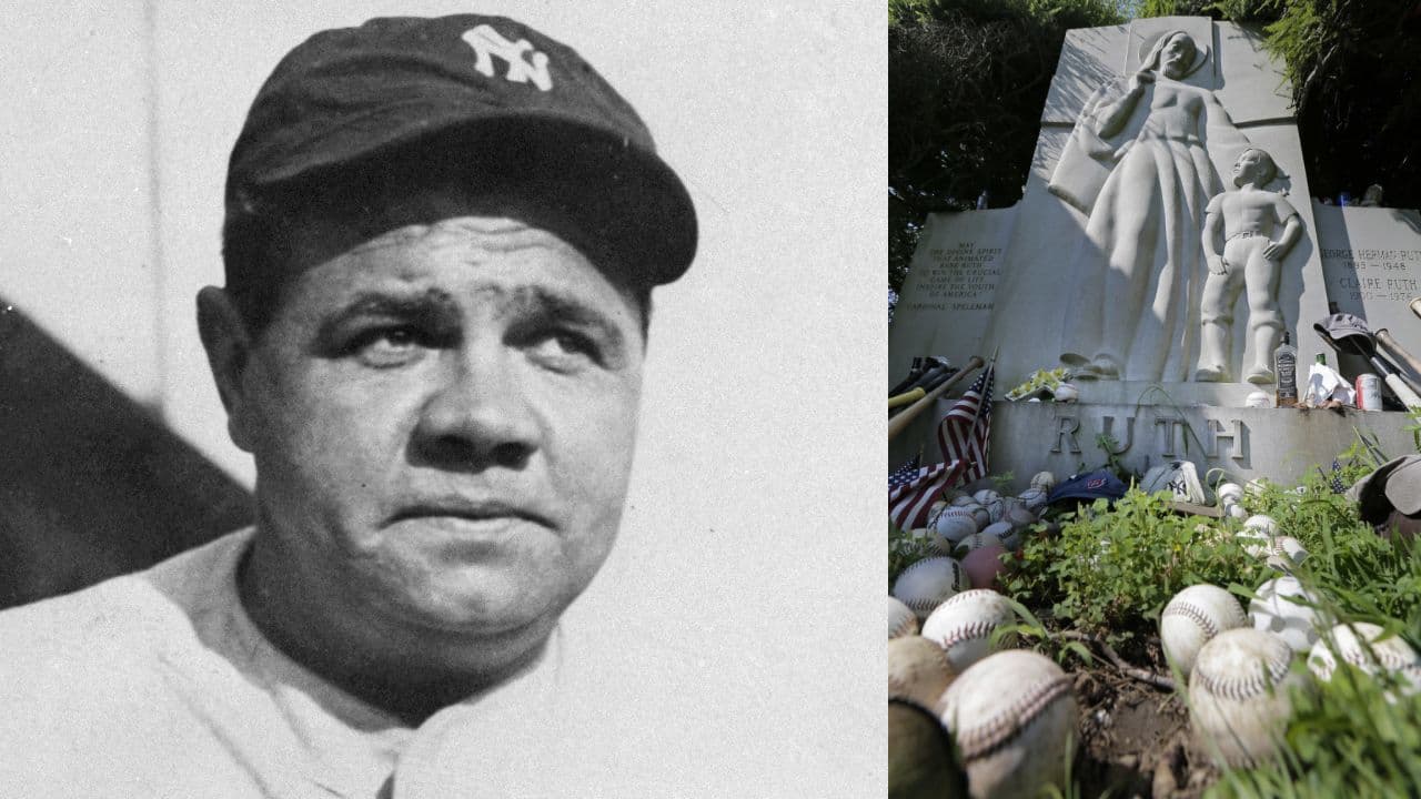 Los restos de Ruth descansan junto a los de su esposa, Claire.