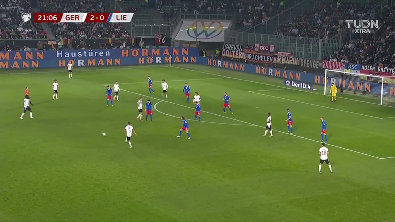 ¡El tercero de Alemania! Sané amplía la ventaja con gran definición