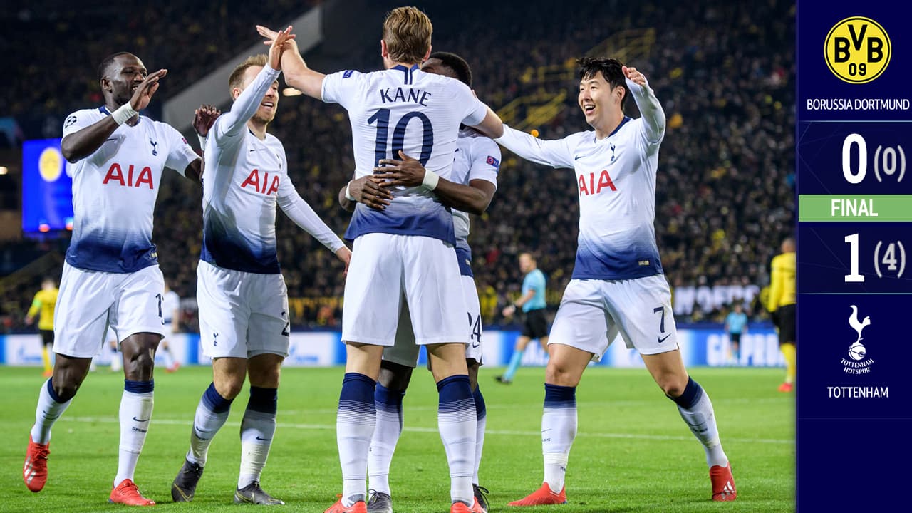 ¡Un huracán deshizo al Dortmund! Kane y Lloris sentenciaron triunfo del Tottenham