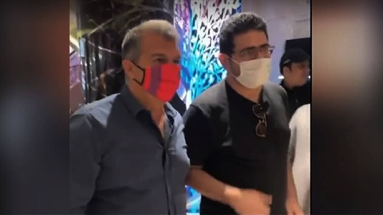 Joan Laporta reacciona ante pregunta por Haaland al Barcelona