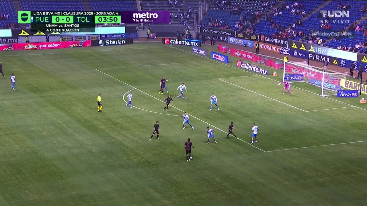 ¡TIRO ATAJADO! disparo por Nicolás Castro.