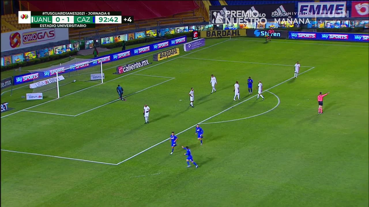 ¡GOOOL! Guillermo Matías Fernández anota para Cruz Azul.