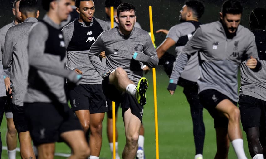 Los campeones de Europa se ejercitaron en Qatar previo a su debut en el Mundial de Clubes ante Monterrey.