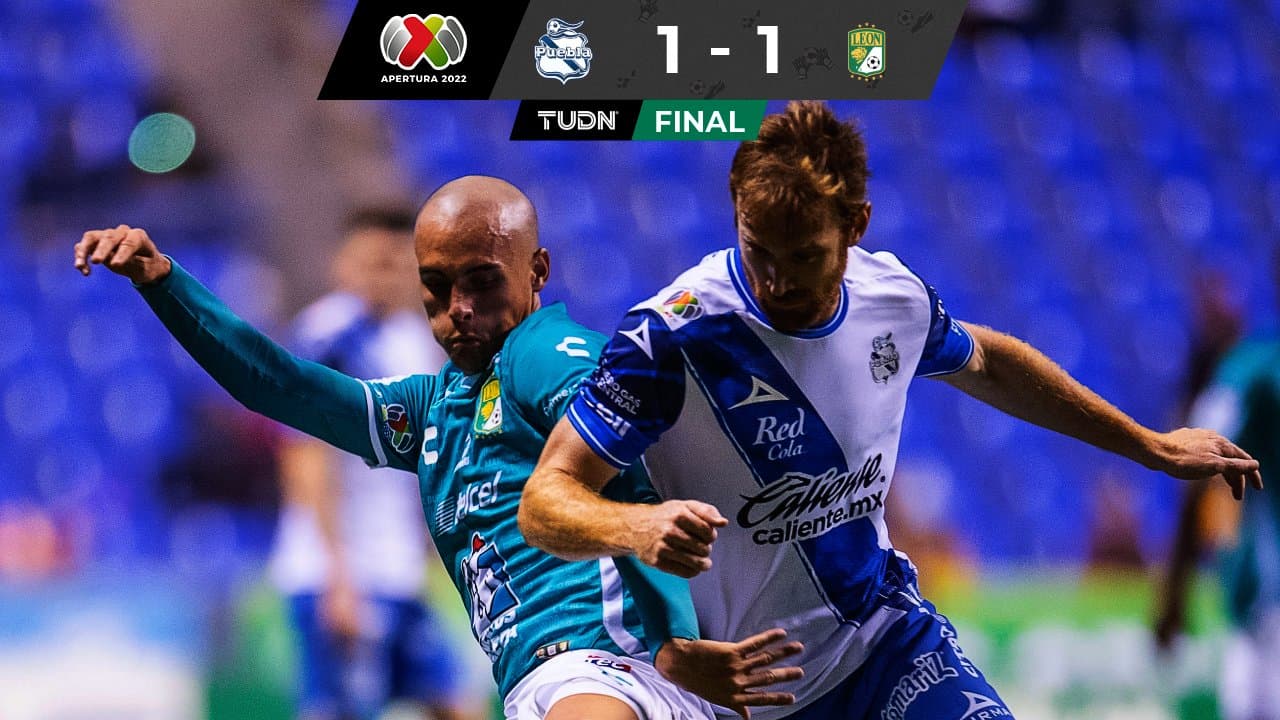 Puebla y León empatan y siguen sin conocer la derrota