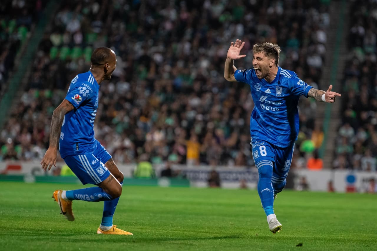 Tigres goleó a domicilio a Santos en el inicio de su andar en el Clausura 2023