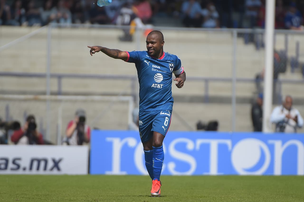El colombiano Dórlan Pabón puso el 0-1 de la visita al minuto 28 del primer tiempo tras pase de Jesús Gallardo.