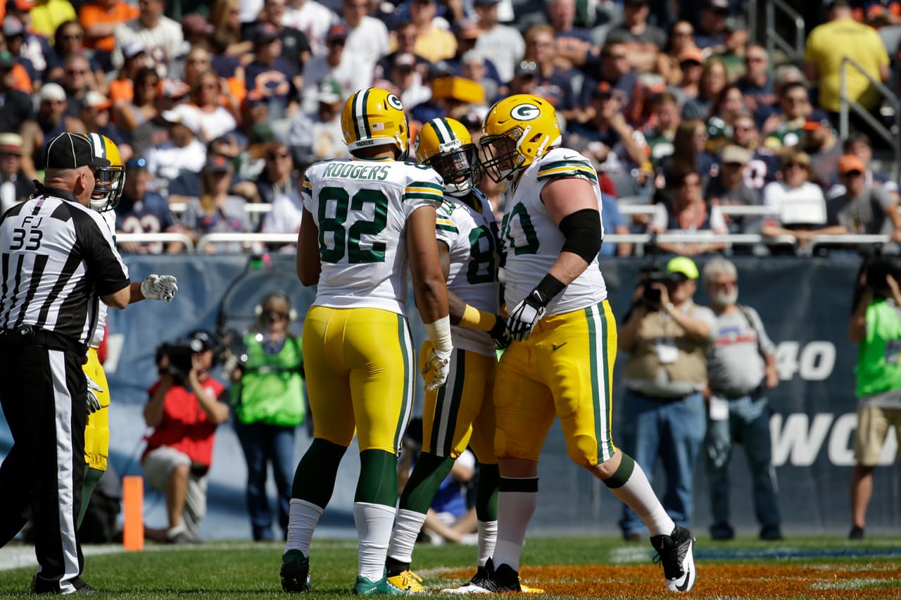 No te pierdas las mejores imágenes del duelo de la Semana 1, en el que los Green Bay Packers derrotaron a domicilio a los Chicago Bears 31-23.