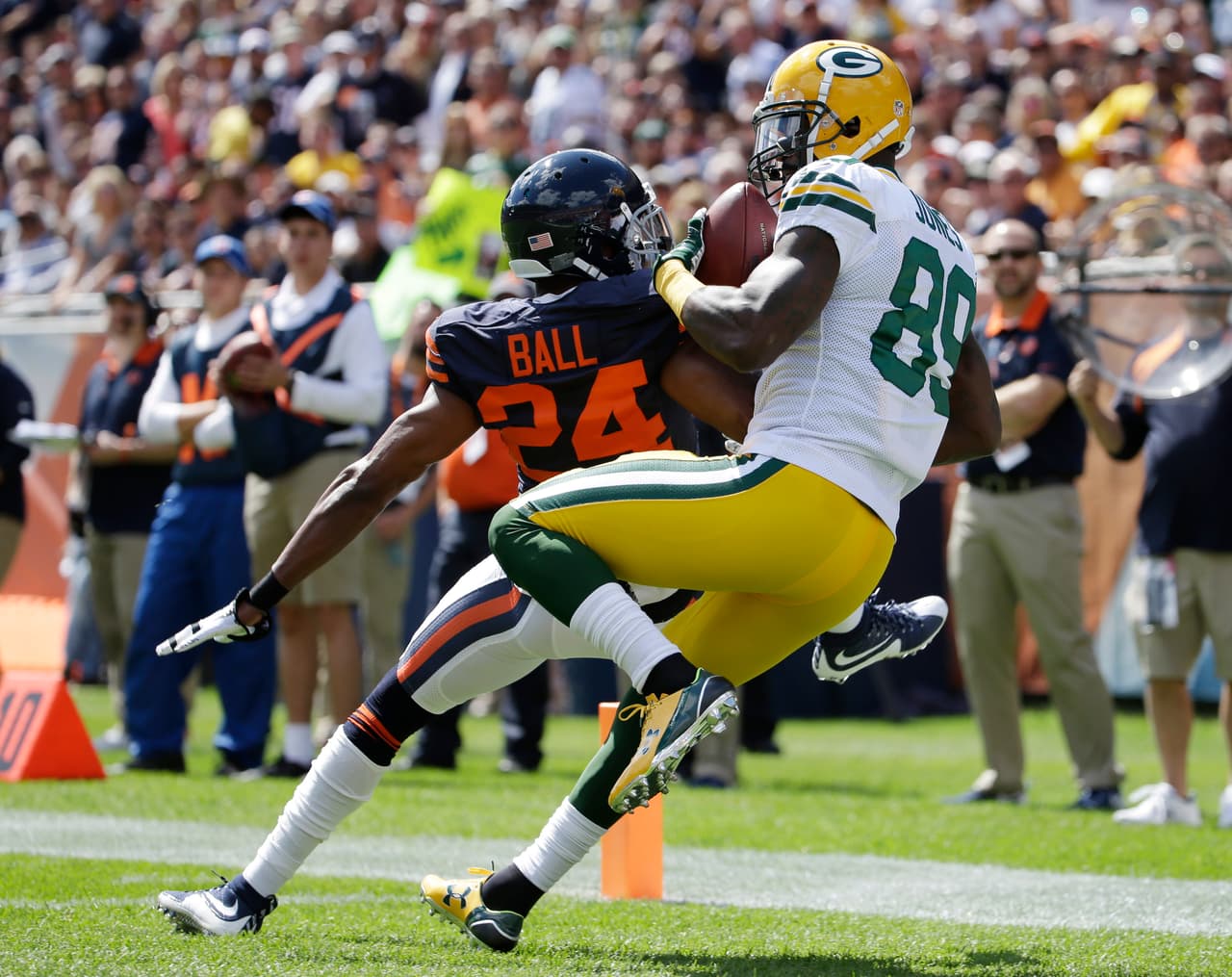 No te pierdas las mejores imágenes del duelo de la Semana 1, en el que los Green Bay Packers derrotaron a domicilio a los Chicago Bears 31-23.