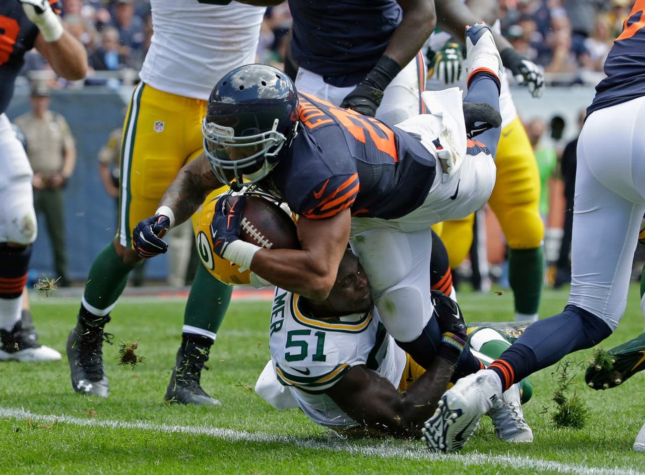 No te pierdas las mejores imágenes del duelo de la Semana 1, en el que los Green Bay Packers derrotaron a domicilio a los Chicago Bears 31-23.