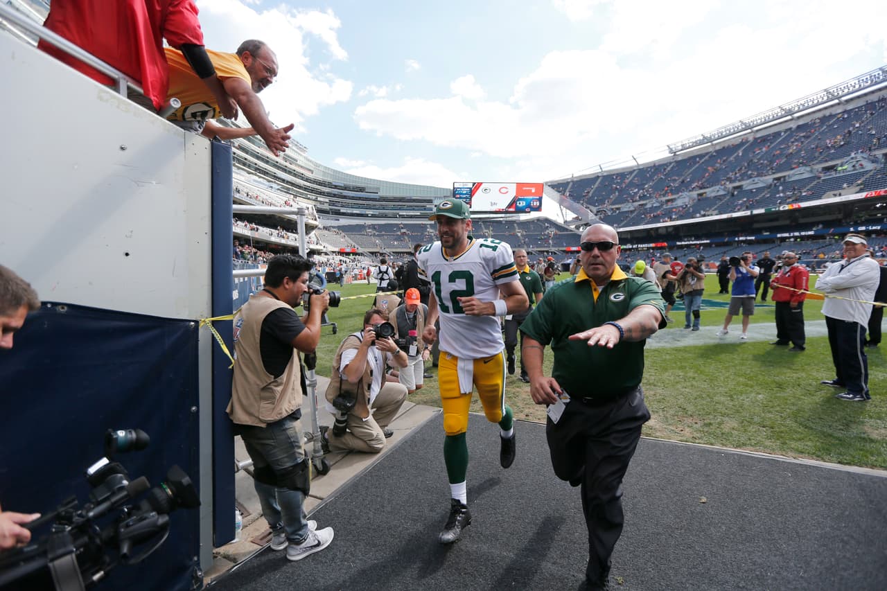 No te pierdas las mejores imágenes del duelo de la Semana 1, en el que los Green Bay Packers derrotaron a domicilio a los Chicago Bears 31-23.