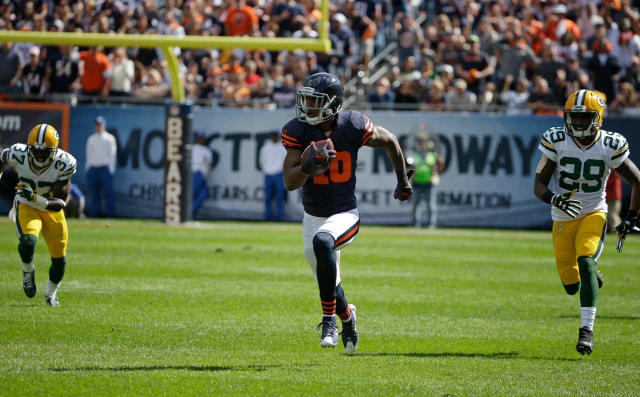 No te pierdas las mejores imágenes del duelo de la Semana 1, en el que los Green Bay Packers derrotaron a domicilio a los Chicago Bears 31-23.