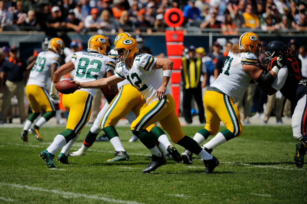No te pierdas las mejores imágenes del duelo de la Semana 1, en el que los Green Bay Packers derrotaron a domicilio a los Chicago Bears 31-23.