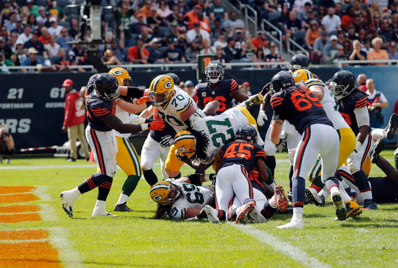 No te pierdas las mejores imágenes del duelo de la Semana 1, en el que los Green Bay Packers derrotaron a domicilio a los Chicago Bears 31-23.