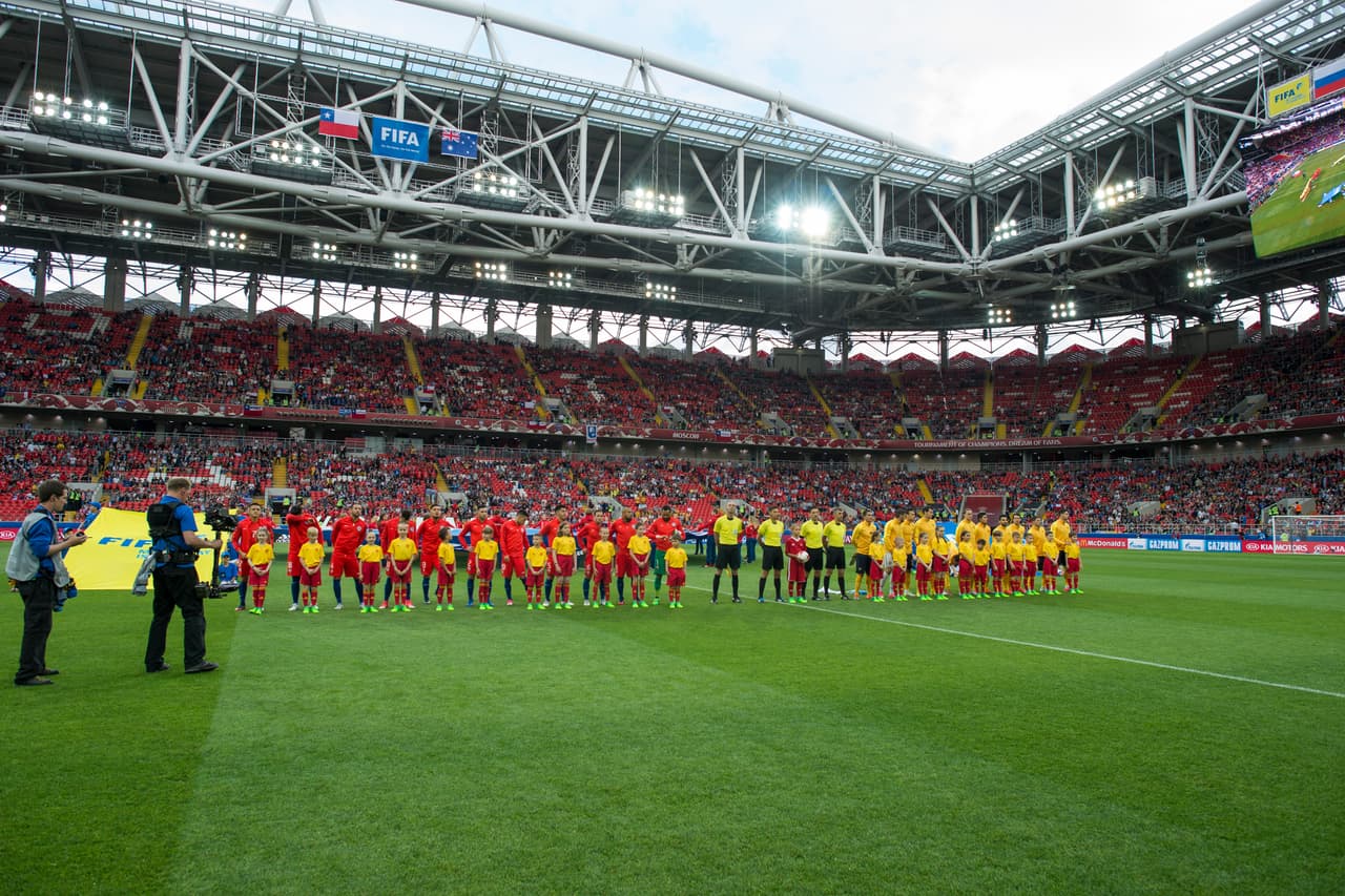 Asistencia regular para ver este partido en el estadio del Spartak de Moscú.
