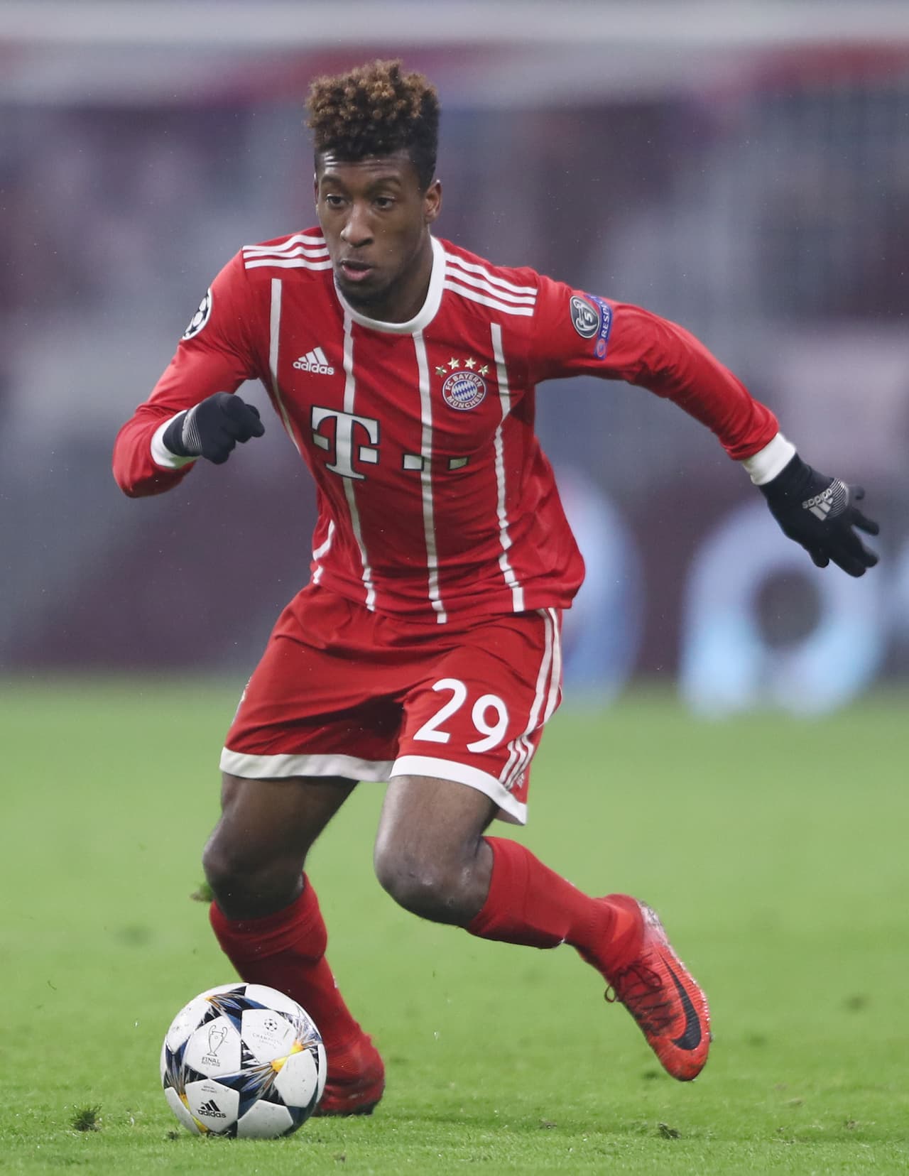 <b>Kingsley Coman (Bayern Múnich) - </b>35 kilómetros por hora.