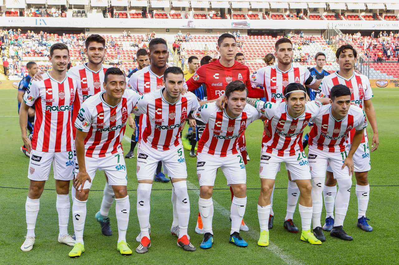 El equipo de los Rayos de Necaxa comenzó con esta alineación el encuentro.