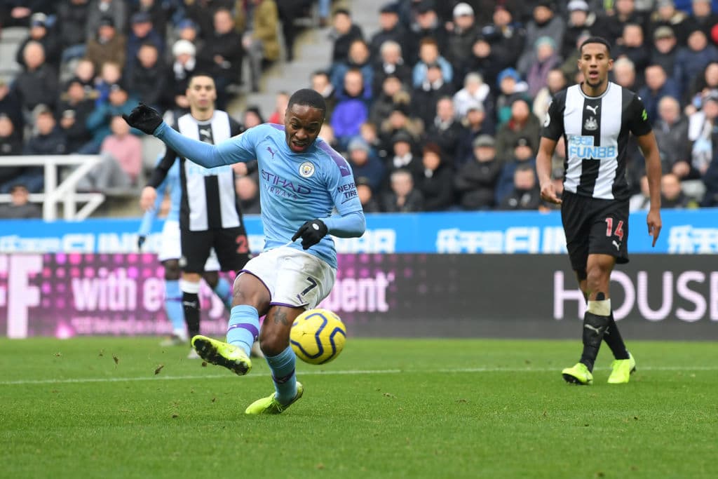 El Manchester City cuenta con diversos goleadores, uno de ellos es Raheem Sterling con 38 goles en 57 partidos.