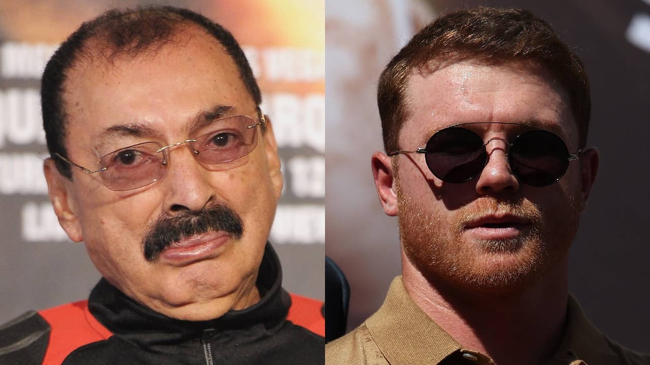 'Canelo' Álvarez y Eddy Reynoso "entrenan" a hijo de Pacquiao