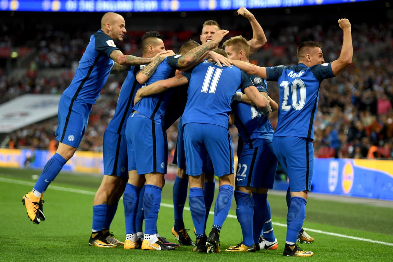 Y ponía a festejar al pueblo eslovaco, que con el triunfo asaltaría el primer lugar del grupo F.