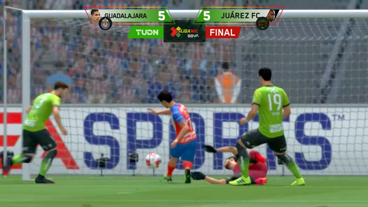 ¡Partido galáctico! Chivas y Juárez empatan en la eLiga MX