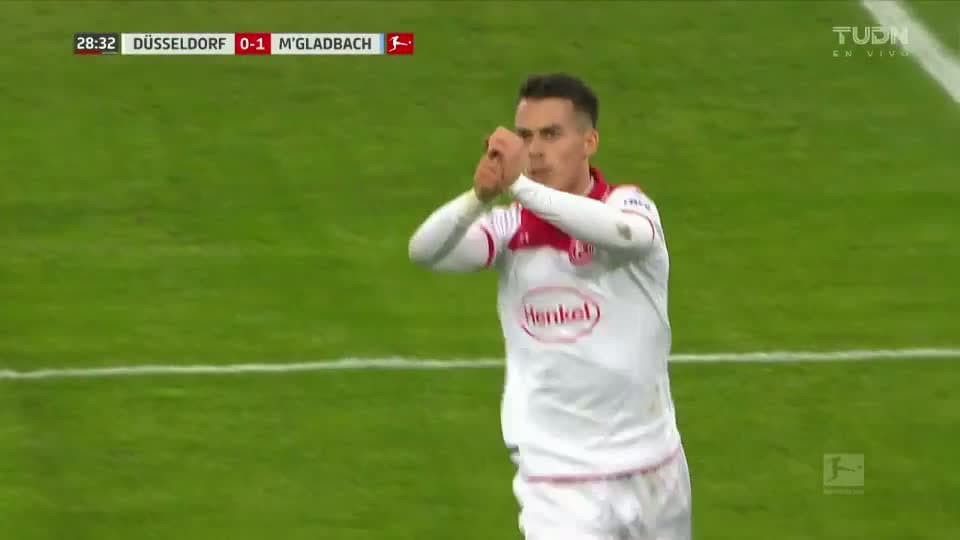 ¡GOOOL! Erik Thommy anota para Fortuna Düsseldorf
