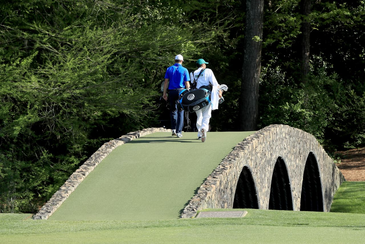 El Puente Hogan, uno de los lugares más simbólicos en el "Augusta National Golf Club".