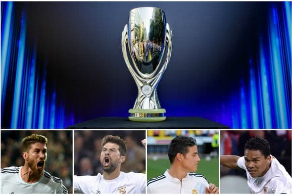 Mira los duelos más importantes que veremos en la cancha en el partido entre el Real Madrid y el Sevilla para definir al ganador de la Supercopa europea.