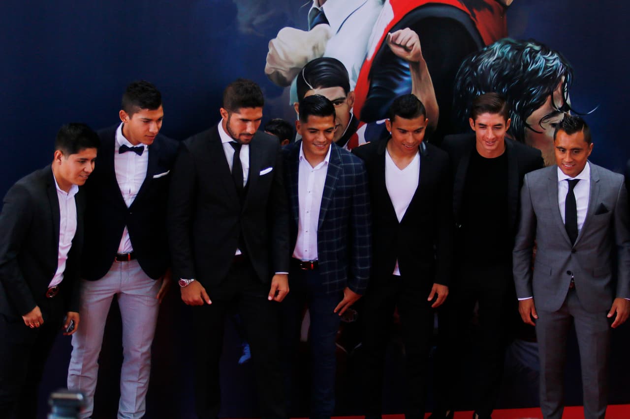 El extécnico de Chivas Matías Almeyda, directivos del club y jugadores llevaron a la Edición 16 del Festival Internacional de Cine de Morelia, realizada en Cinépolis Centro de Morelia para la presentación de 'Chivas, la película'.